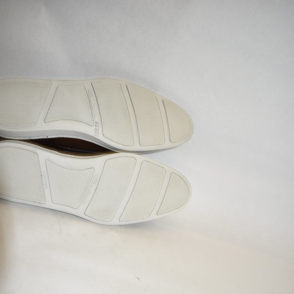 SANTONI Freemont Double Monk Strap Loafer Shoe Size 7.5 D US Brown - Picture 9 of 11